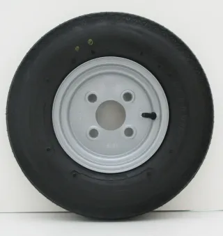 2 x Komplettrad 4.80-8 / 4.00-8 62M 8-Zoll Muttern + Anhänger Rad Reifen Felge - Bild 2