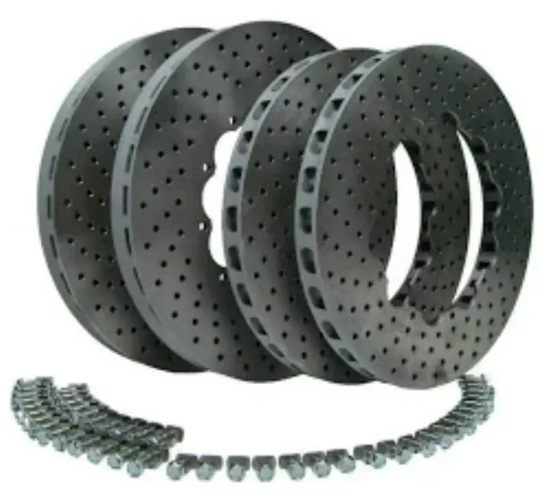 Original Porsche Cayenne E3 9Y0 KERAMIK Bremsscheiben PCCB Rechts Links Vorne - Bild 1