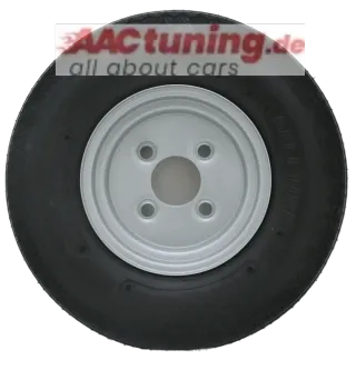 2 x Komplettrad 4.80-8 / 4.00-8 62M 8-Zoll Muttern + Anhänger Rad Reifen Felge - Bild 1