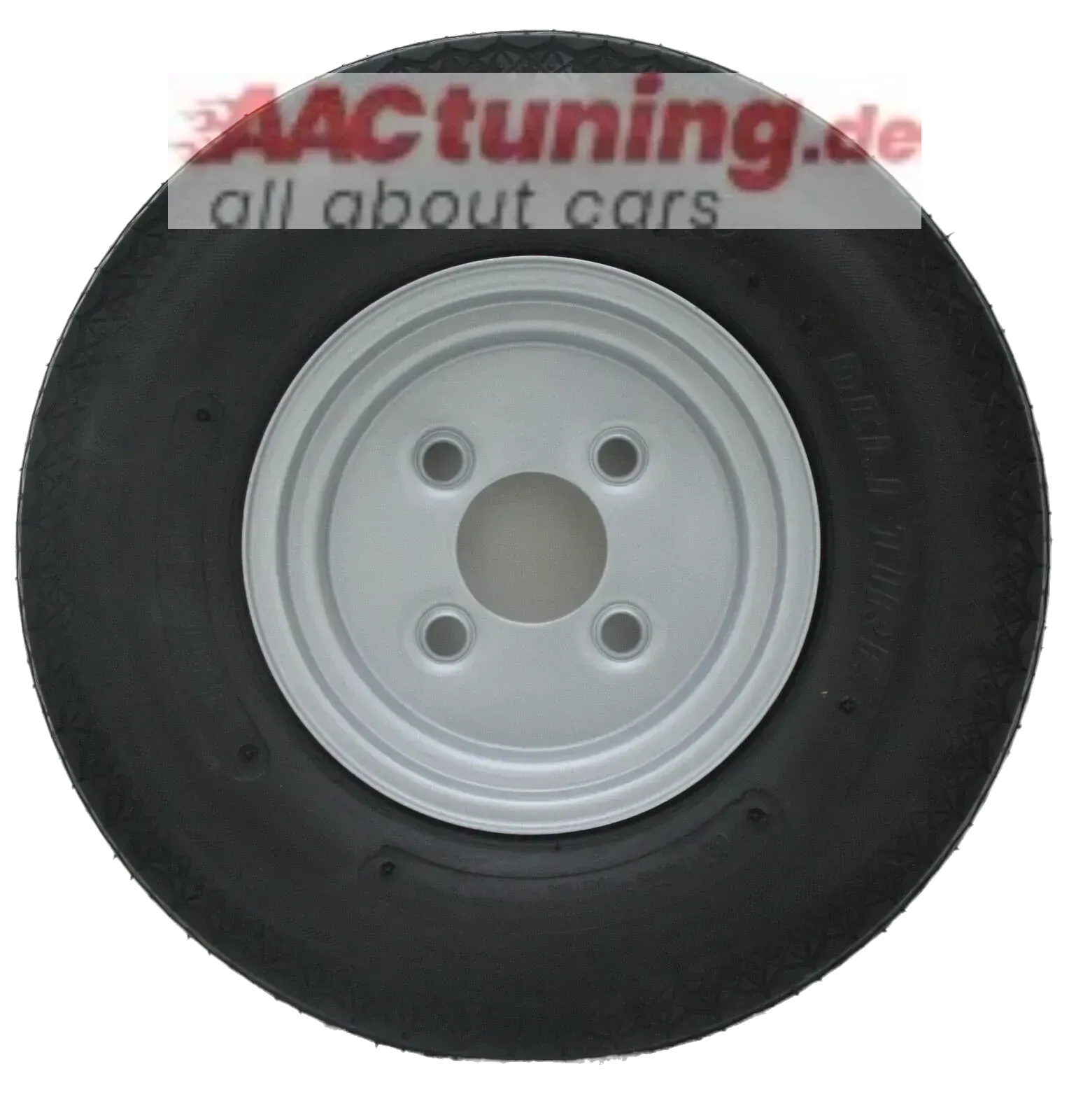2 x Komplettrad 4.80-8 / 4.00-8 62M 8-Zoll Muttern + Anhänger Rad Reifen Felge - Bild 1